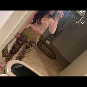 Graffiti on cargo pants